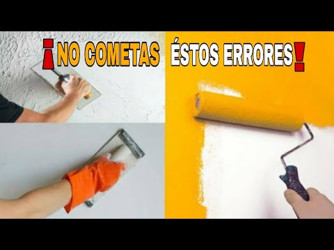 TIPOS de ERRORES al PINTAR PAREDES