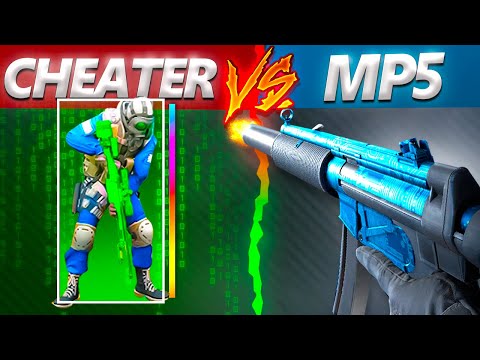 Joguei SÓ de MP5 contra um SUSPEITO... cheater ou choro?