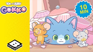 Crazy Food Fight | NEW Tom and Jerry Gokko | Kawaii Anime | Boomerang UK