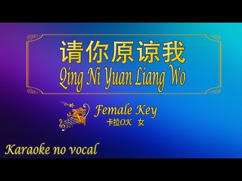 請你原諒我 【卡拉OK (女)】《KTV KARAOKE》 – Qing Ni Yuan Liang Wo (Female)