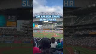 CAL RALEIGH GRAND SALAMI. League leading 27th HR and he wasn’t done. #mlb #mariners #seattle #hr