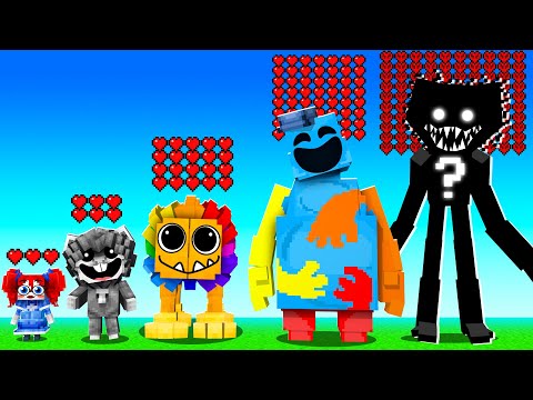 ¿Qué Personaje DE POPPY PLAYTIME 4 Tiene MAS VIDA? 😨 MINECRAFT