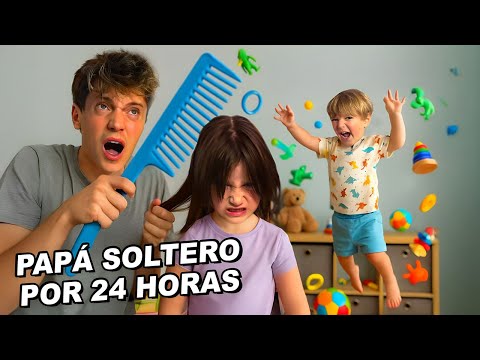 24 Horas Siendo Papá Soltero de Roma y Donato 😰 No Estaba Listo Para Esto