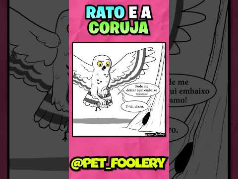 Pet Foolery e O Rato enganou a Coruja #fyp #dublagem #tirinhas  #fandub #comic