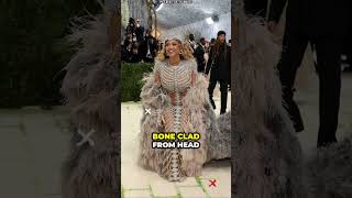 Beyoncé Stuns In Sparkly Skeleton Outfit On The Met Gala 2026 Red Carpet. #shorts