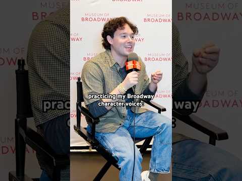 my Broadway character voices 👀 how’d I do? #broadway #actor #theatre