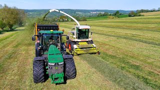 Gras 2025 : Egide london | John Deere 8345R | Claas Jaguar 860 | Gras hakselen | John Deere 6250R