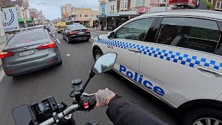Moto Missions on￼ a mto9 roasting a police officer