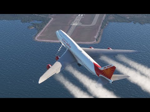 moments before the plane caught fire
