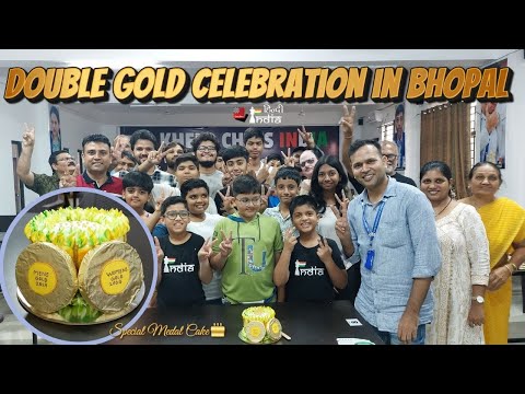 Chess Olympiad Double Gold Victory Celebration in Bhopal भोपाल मे मना India के दोहरे गोल्ड का जश्न !