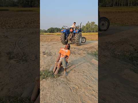 The man saw two legs