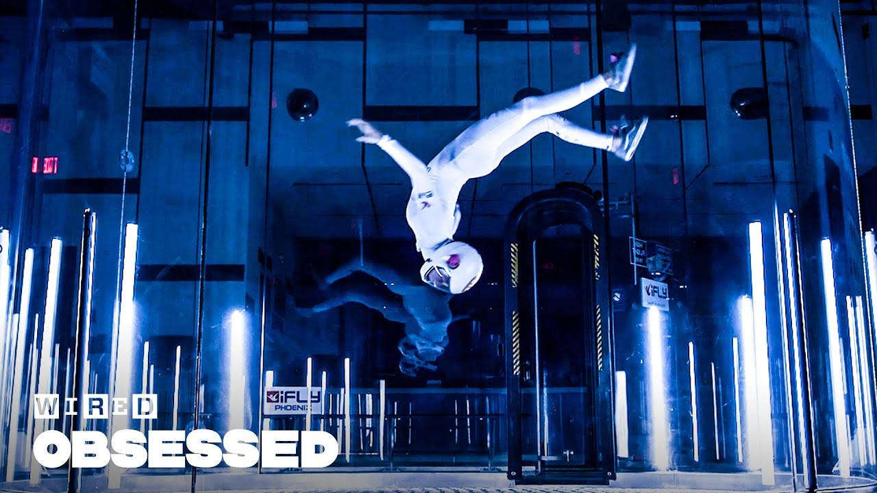 How This Girl Takes Indoor Skydiving to the Next Level - Obsessed