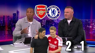 WAYNE ROONEY HAILS ODEGAARD! 🔥 Arsenal 2-1 Chelsea | MOTD Full Reactions