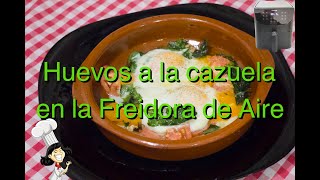 Cena rápida en segundos en la freidora de aire, huevos con vegetales 😋😋😋😋😋