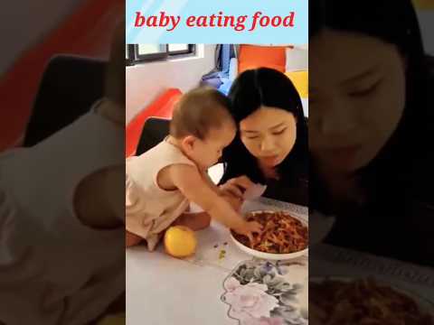 baby eating food video#funny #eating #viral #youtubeshorts
