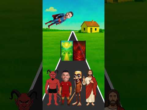 Aidez Tung Tung Sahur à aller au paradis 😢🙏 Jésus 😍 vs Satan 🔥