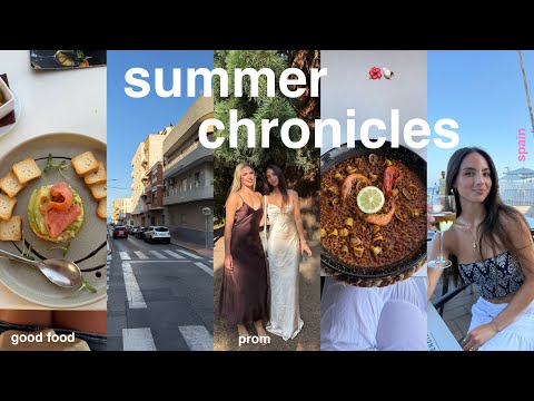 summer 2025 vlog🌺 prom grwm, spain vlog & friends