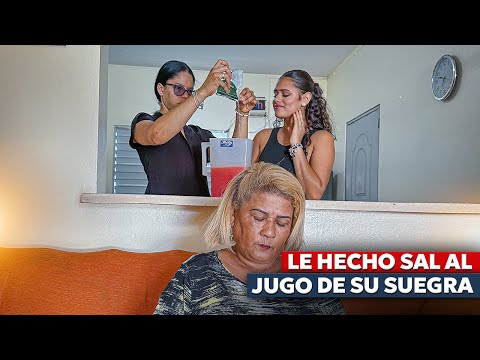 Le echo sal al jugo de su suegra.