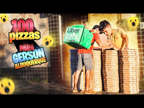 ENVIEI 2 MIL REAIS EM PIZZAS NA CASA DE GERSON ALBUQUERQUE trollagem*