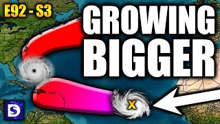 MAJOR Hurricane Erin EXPLODES In Size Threatening EAST COAST!