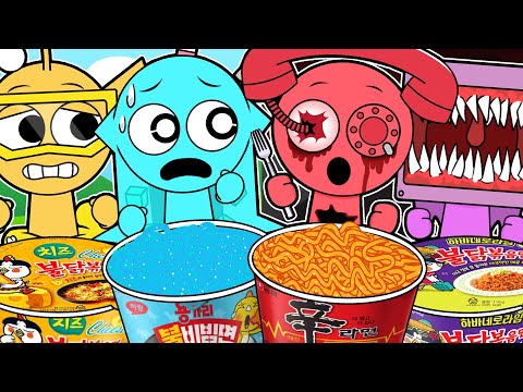 Incredibox Sprunki OC vs Convenience Store MUKBANG COMPLETE EDITION! 8 | Incredibox Animation | ASMR