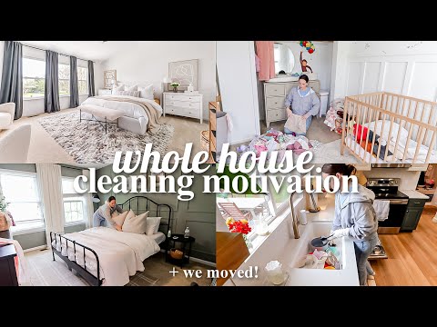 NEW CLEAN WITH ME, ORGANIZE, DECLUTTER | CLEANING MOTIVATION 2024 + We Moved!