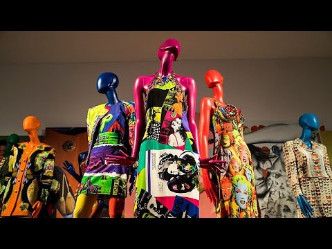 YouTube video thumbnail: From Princess Diana to Tupac: London Exhibition Celebrates Gianni Versace’s Dazzling Fashion Legacy