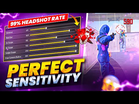 2025 BEST SENSITIVITY For 99% Headshot Rate ☠️🔥 All Devices || Free Fire Max