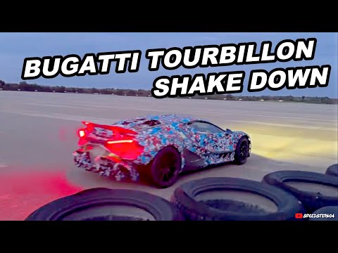 FIRST BUGATTI TOURBILLON SHAKE DOWN TEST! Launch, Revs & Flyby Sound