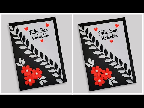 ❤️Linda tarjeta para el 14 de febrero❤️ Manualidades para san valentín ⭐ Friendship day card💖