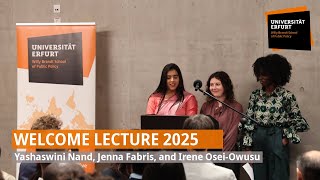 Welcome Lecture 2025: Brandt School Student Government