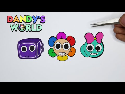 Dandy’s World Paper Crafts Puzzle Challenge Game | Origami of Dandy’s World 😊