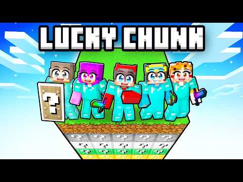 Surviving One LUCKY Chunk in Minecraft!