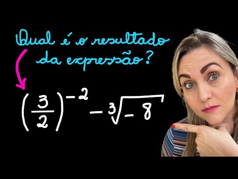 EXPRESSÃO NUMÉRICA COM POTÊNCIA E RAIZ CÚBICA!EXPLICAÇÃO DO CONTEÚDO, POTÊNCIA COM EXPOENTE NEGATIVO