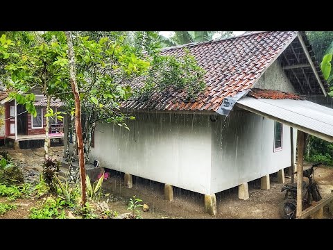 SUASANA SORE YANG TENANG, HUJAN TURUN DI KAMPUNG NAMBAH BETAH, HAWA DINGIN PEDESAAN SUNDA JAWA BARAT