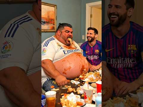 كريستيانو تخن جدًا لكن شوف إزاي نيمار رجّعله جسمه الرياضي!😂 #كريستيانو_رونالدو #football #ميسي #ai