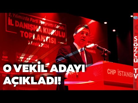 Ekrem İmamoğlu İçin İlk İmza Giresun'dan Geldi! CHP'li Vekil Cumhurbaşkanı Olacak Dedi Açıkladı