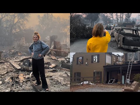 LA wildfire - Post fire House Tour Compilation