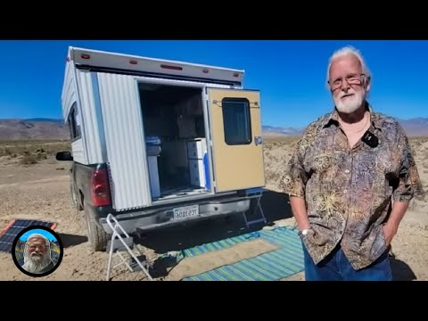 82-Year-Old Nomad Living in a BelAir Truck Shell! 2023