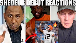 Shedeur Sanders In Hot Water Over DOMINANT Preseason DEBUT! Stephen A, Skip Bayless, Acho REACTS 