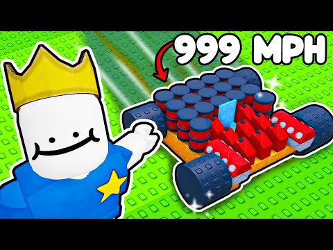 i built the FASTEST CAR in roblox build a car...