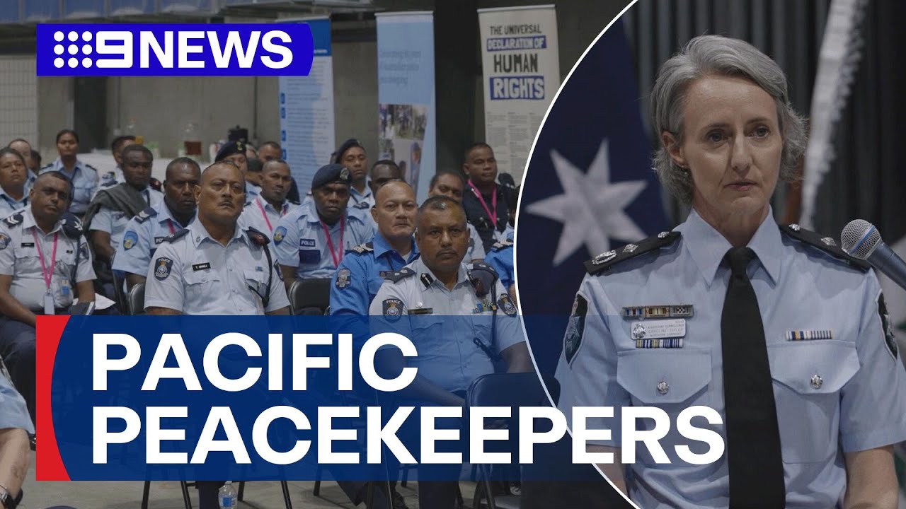 Australia launches Pacific peacekeeper training program | 9 News Australia