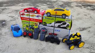 Four Remote Control Car vs RC Car Comparison Epic battle | 3 rc car & stunt car unboxing and testing
