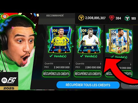 JE N’AI PLUS D’EQUIPE SUR FC MOBILE 😫 ! CRASH MARKET + FC25 MOBILE !