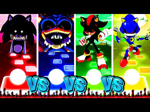 Dark Sonic Exe Vs Sonic Exe Vs Sonic Shadow Exe Vs Metal Sonic Exe | #tileshop