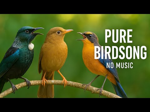 🎧 Relaxing Rare Bird Sounds at Sunrise | 4K Nature Ambience (No Music