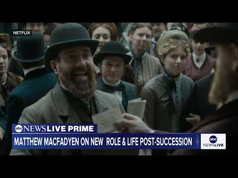 YouTube video thumbnail: Actor Matthew Macfadyen on New Netflix Series and Life After ‘Succession’