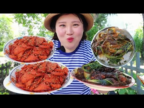 冒泡孜然火腿肠 烧茄子【肉姐】