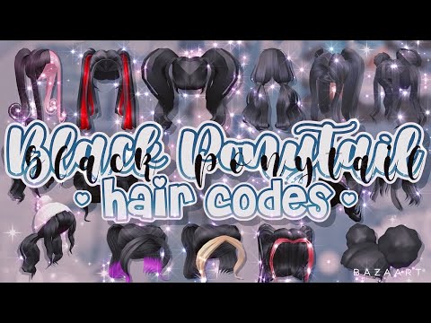 Black Ponytail Roblox Id Code 07 2021 - brown ponytail roblox code