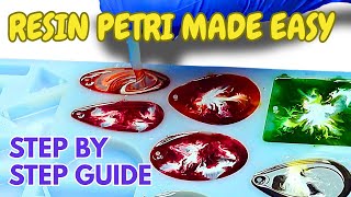 Master the Alcohol Ink Resin Petri: Easy Steps for Beginners!